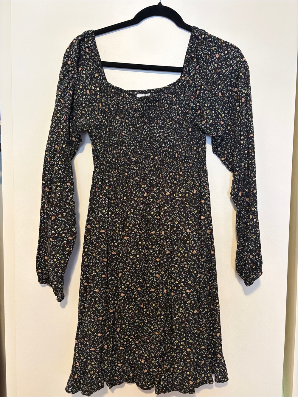 Simons Twik Medium Long sleeve floral midi dress